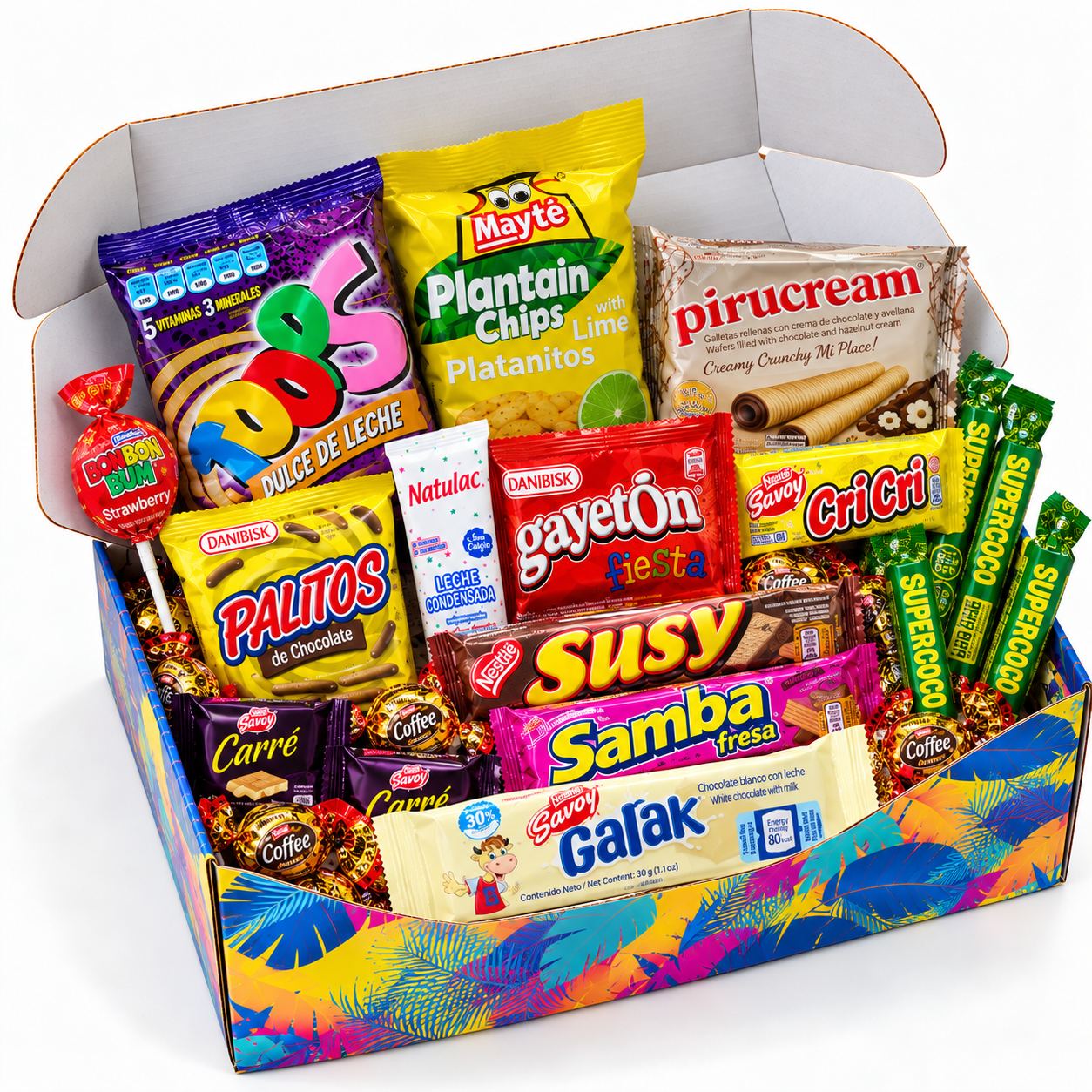Caja de Dulces Venezolanos - 30 Chucherías Auténticas