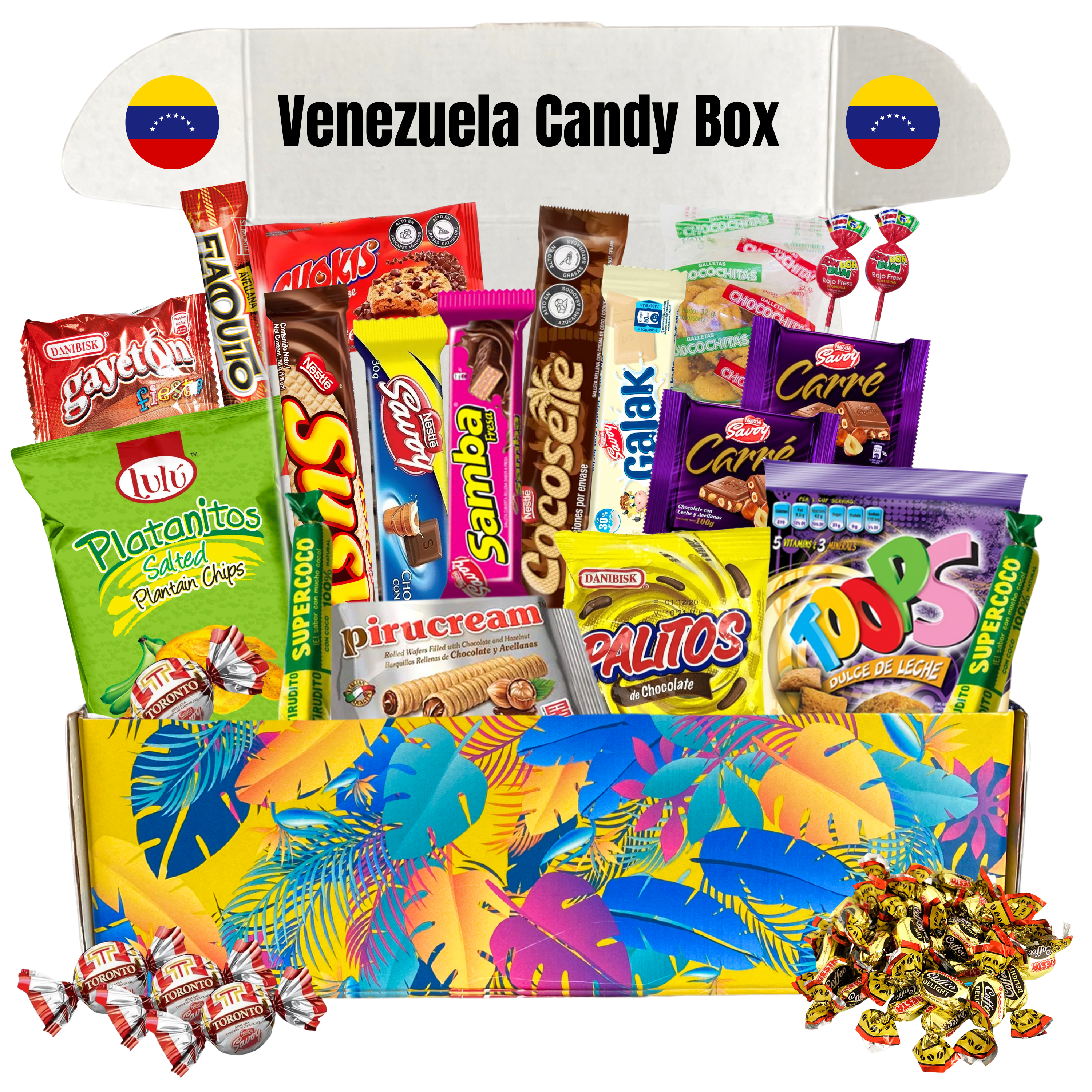Caja de dulces Venezolanos Gigi Delight (30 unidades) – Envío en USA