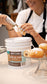 Envase formato bulk 11 lb de dulce de leche Jeynuuss para repostería y panadería en USA