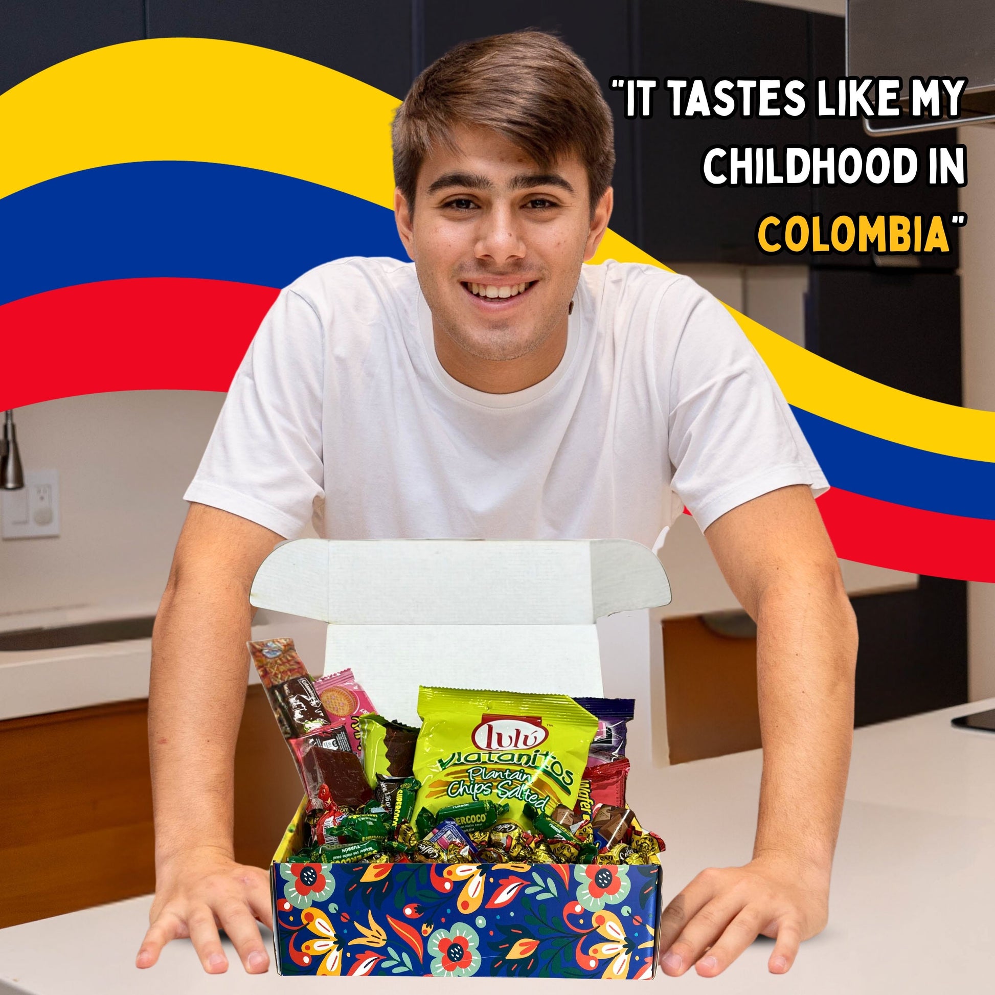 Variedad para compartir: caja de dulces colombianos Latin Sabor 40 unidades – USA